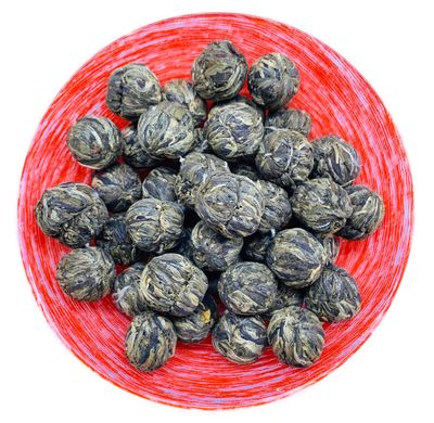 Чай № 226 Цветущий связанный зеленый чай "Корзина с лилиями" 8 г