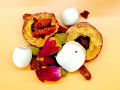 Чай порційний № 624: ягоди Годжі, троянда, насіння лотоса, китайський батат, глід (8 г) 1шт